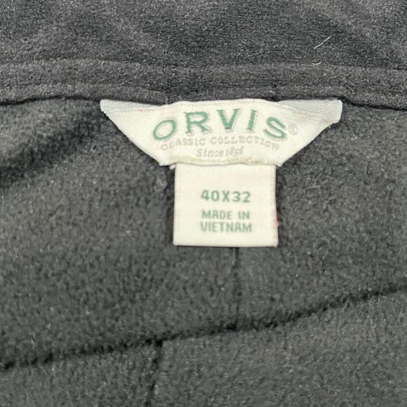 Orvis Fleece Lined Stretch Fabric Pant 1525909 size 40x32 - excellent condition - Picture 2 of 10